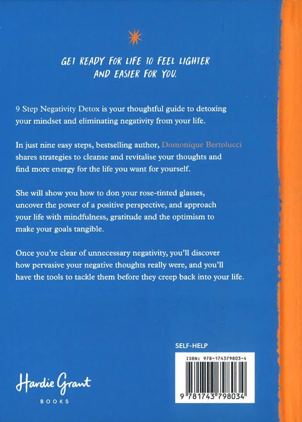 9 Step Negativity Detox: Reset Your Mindset and Love Your Life For Sale