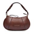 Baguette Bag a Spalla THE BRIDGE linea Brigida in Pelle Marrone Discount