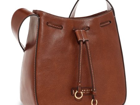 Borsa Donna Secchiello THE BRIDGE linea Carlotta in Pelle Marrone Sale