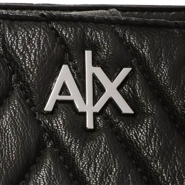 Borsa Donna a Mano ARMANI EXCHANGE Trapuntata Colore Nero con Tracolla Discount