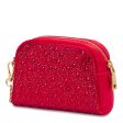 Beauty Case con Strass LOVE MOSCHINO linea Gift Capsule colore Rosso For Sale