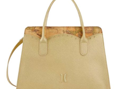 Borsa Donna a Mano 1A Classe Alviero Martini linea City Lights Oro Chiaro GZ21 For Sale