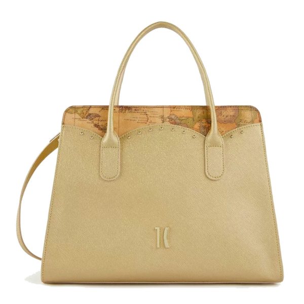 Borsa Donna a Mano 1A Classe Alviero Martini linea City Lights Oro Chiaro GZ21 For Sale