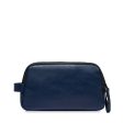 Beauty Case Uomo THE BRIDGE linea Damiano in Pelle Blu Cheap