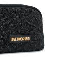 Beauty Case con Strass LOVE MOSCHINO linea Gift Capsule colore Nero on Sale