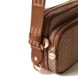 Borsa a Tracolla Small BORBONESE in Tessuto Riciclato stampa OP Beige Brown For Discount