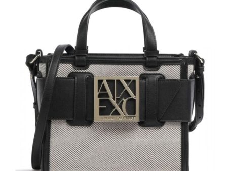 Borsa Donna a Mano con Tracolla ARMANI EXCHANGE colore Black Misura Piccola Discount