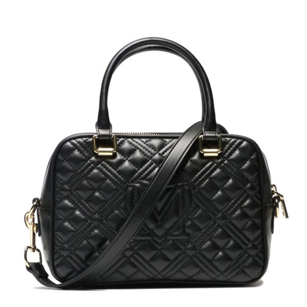 Bauletto Donna a Mano LOVE MOSCHINO linea Quilted colore Nero JC4169 For Sale