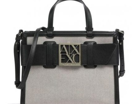 Borsa Donna a Mano ARMANI EXCHANGE Colore Nero Misura Grande Online Hot Sale