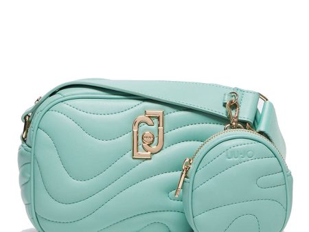 Borsa a Tracolla LIU JO Better Trapuntata color Menta con Charm For Discount