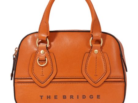 Bauletto Donna THE BRIDGE linea Daphne in Pelle Arancione Sale