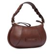 Baguette Bag a Spalla THE BRIDGE linea Brigida in Pelle Marrone Discount