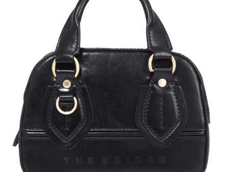 Bauletto Donna Mini THE BRIDGE linea Daphne in Pelle Nera Online