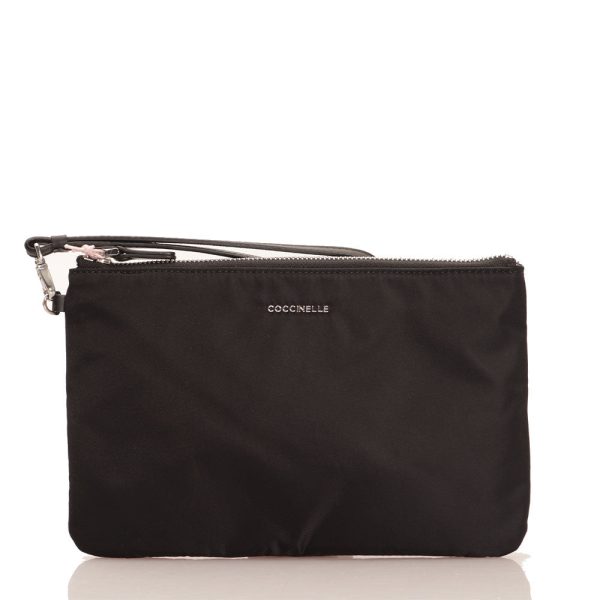 Borsa Donna a Mano COCCINELLE Colore Nero Linea New Best Nylon on Sale