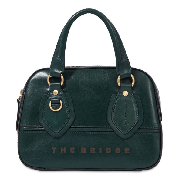 Bauletto Donna THE BRIDGE linea Daphne in Pelle Verde Supply