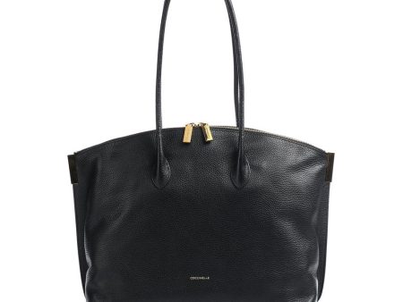 Borsa Donna a Spalla COCCINELLE in Pelle linea Estelle colore Nero For Discount