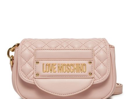 Borsa a Tracolla LOVE MOSCHINO linea Quilted Tab Cipria Sale