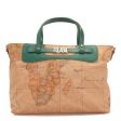 Borsa Donna a Mano 1A Classe Alviero Martini linea Soft Generation stampa Geo Classic e Verde GV75 Discount