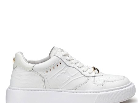 Sneakers Donna CULT Maiden 3967 in Pelle Bianca Hot on Sale