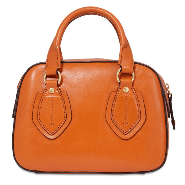 Bauletto Donna THE BRIDGE linea Daphne in Pelle Arancione Sale