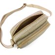 Borsa a Tracolla Small BORBONESE in Tessuto Riciclato stampa OP Sabbia Online Hot Sale