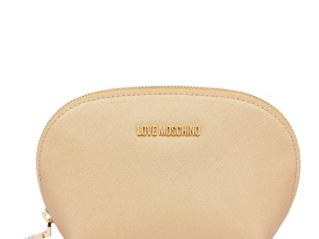 Beauty Case Laminato LOVE MOSCHINO linea Gift Capsule color Oro Hot on Sale