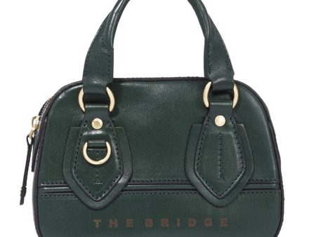 Bauletto Donna Mini THE BRIDGE linea Daphne in Pelle Verde Online now