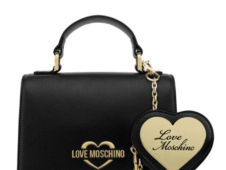 Borsa Donna a Mano con Micro Clutch LOVE MOSCHINO linea Hollies colore Nero Fashion