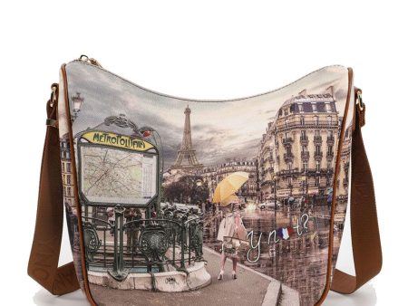 Borsa Donna  Y NOT Hobo Large a Tracolla YES-606 Metrò Paris Fashion