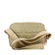 Borsa a Tracolla Small BORBONESE in Tessuto Riciclato stampa OP Sabbia Online Hot Sale