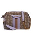 Borsa a Tracolla LIU JO in Tessuto con Logo Jacquard color Teddy Hot on Sale