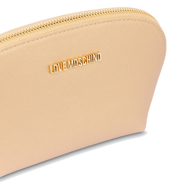 Beauty Case Laminato LOVE MOSCHINO linea Gift Capsule color Oro Hot on Sale