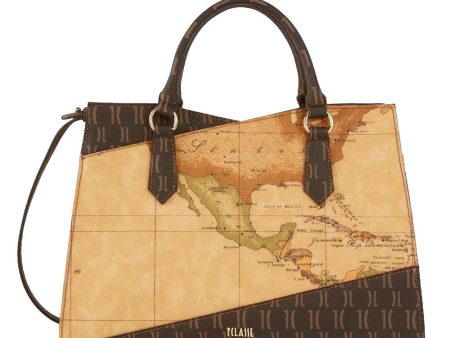 Borsa Donna a Mano 1A Classe Alviero Martini linea Enjoy Mix Geo stampa Geo Classic e Monogram GZ26 Cheap