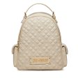 Zaino Donna Trapuntato con Tasche LOVE MOSCHINO linea Love Lettering Avorio Cheap