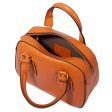 Bauletto Donna THE BRIDGE linea Daphne in Pelle Arancione Sale