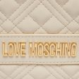 Zaino Donna Trapuntato con Tasche LOVE MOSCHINO linea Love Lettering Avorio Cheap