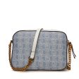 Borsa a Tracolla LIU JO in Tessuto con Logo Jacquard colore Blue Denim Supply