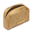 Beauty Case con Strass LOVE MOSCHINO linea Gift Capsule colore Oro Online now