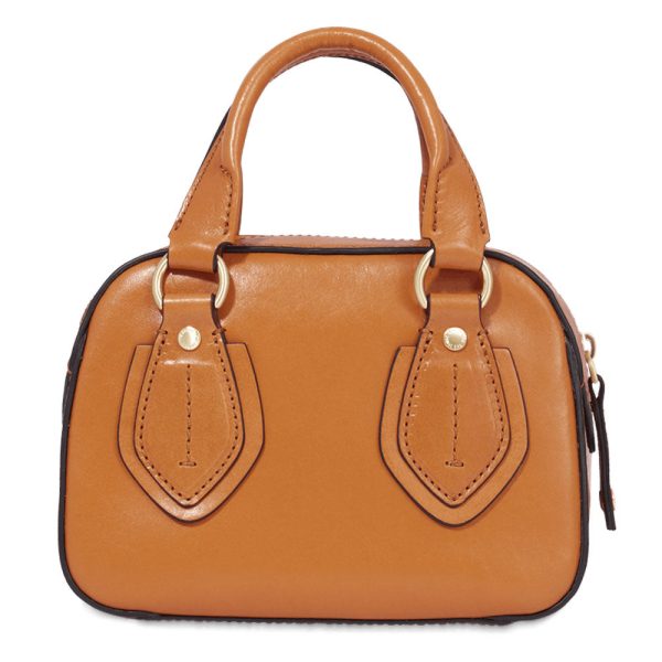 Bauletto Donna Mini THE BRIDGE linea Daphne in Pelle Arancio Online