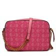 Borsa a Tracolla LIU JO in Tessuto con Logo Jacquard colore Lady Pink Fashion