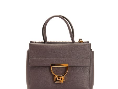 Borsa Donna a Mano COCCINELLE in Pelle linea Arlettis Colore Ardesia Misura Piccola Online Sale