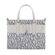 Borsa Donna a Mano ARMANI EXCHANGE colore Off White - Grey Misura Grande Online Sale