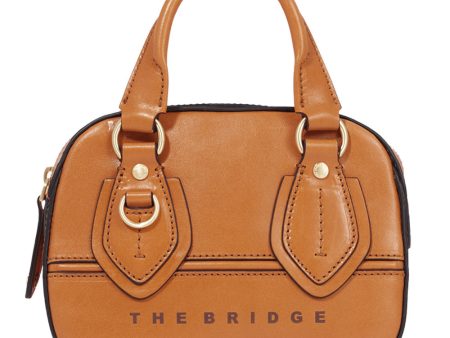 Bauletto Donna Mini THE BRIDGE linea Daphne in Pelle Arancio Online