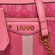 Borsa a Tracolla LIU JO in Tessuto con Logo Jacquard colore Lady Pink Fashion