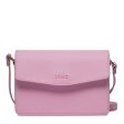 Borsa a Spalla e Tracolla LIU JO Better Rosa Lavanda con Logo For Discount