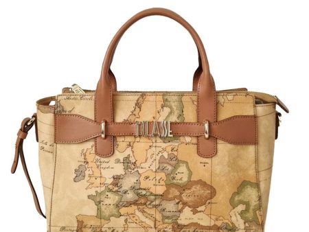 Borsa Donna a Mano con Tracolla 1A Classe Alviero Martini stampa Geo Classic E044 Hot on Sale