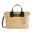 Borsa Donna a Mano 1A Classe Alviero Martini linea Soft Atlantic Geo Classic e Nero GZ71 on Sale