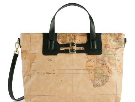 Borsa Donna a Mano 1A Classe Alviero Martini linea Soft Atlantic Geo Classic e Nero GZ71 on Sale