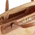 Borsa Donna a Mano 1A Classe Alviero Martini linea Soft Generation stampa Geo Classic e Castagna GV75 Discount