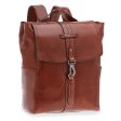 Zaino Uomo Porta Pc THE BRIDGE in Pelle Marrone linea Kallio Sale